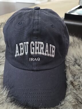 Mens Abu Ghraib Iraq Embroidered Baseball Cap